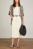 Khaite Skirts Caroline Skirt in Ivory Rigid Khaite Caroline Skirt in Ivory Rigid