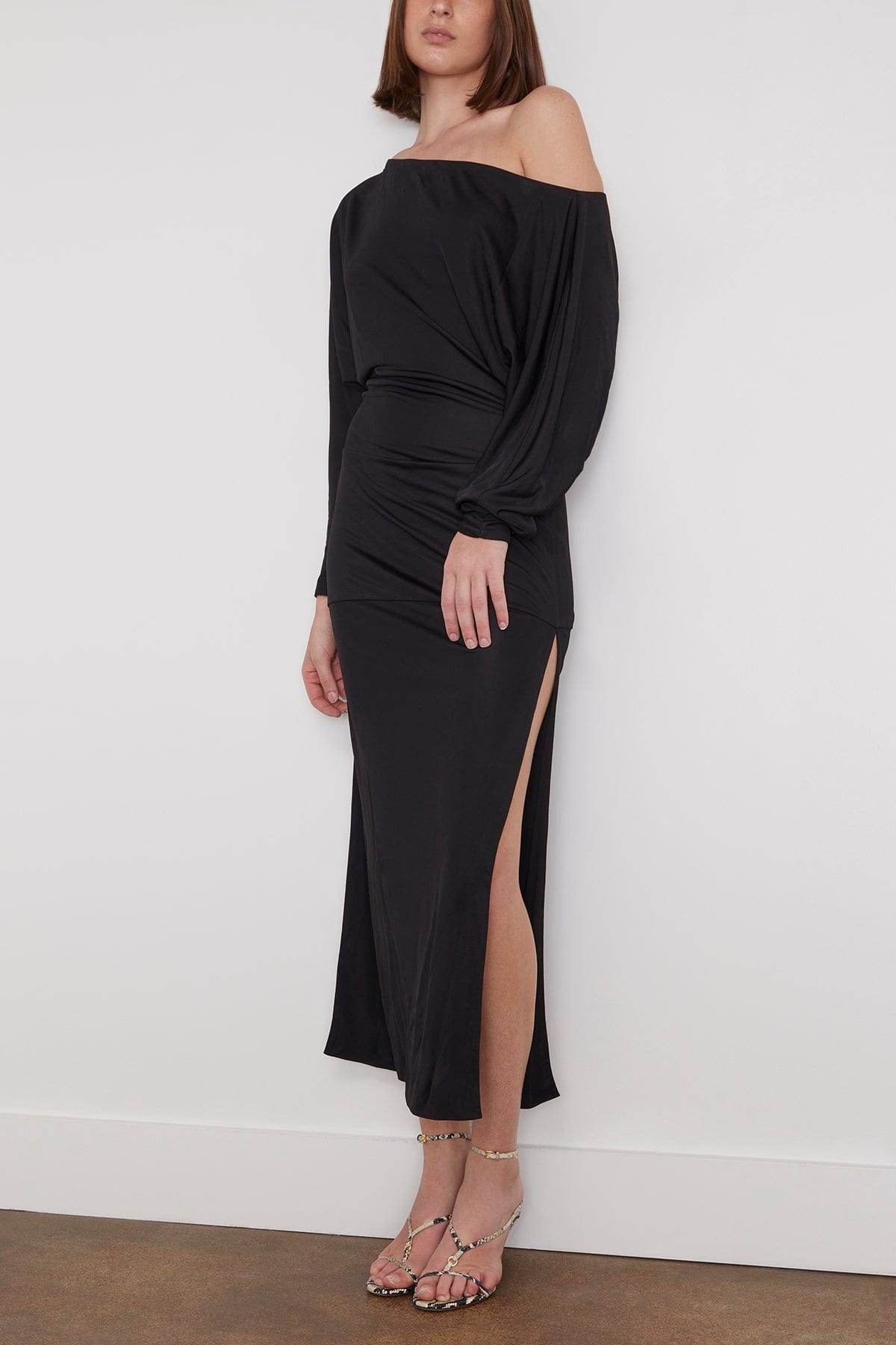 Khaite Cocktail Dresses Junet Dress in Black Khaite Junet Dress in Black