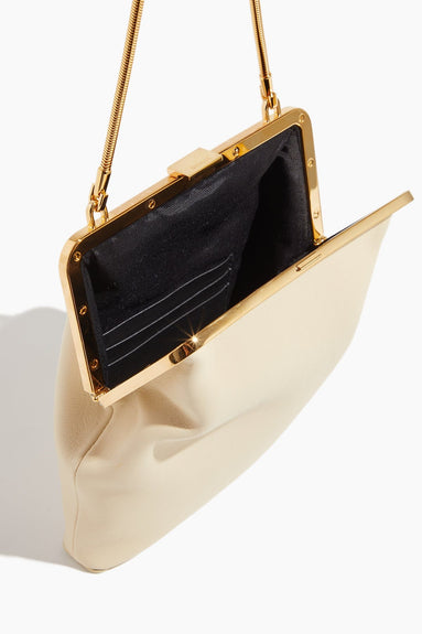 Khaite Top Handle Bags Lilith Evening Bag in Cream Khaite Lilith Evening Bag in Cream
