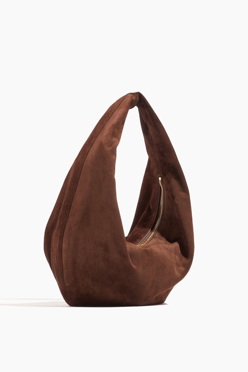 Olivia medium suede shoulder bag