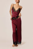 Kiki De Montparnasse Giselle Pajama Pant in Brick Dust