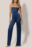 Kiki De Montparnasse Liquid Contour Bodysuit in French Navy
