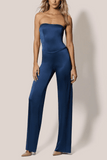 Kiki De Montparnasse Liquid Contour Pant in French Navy