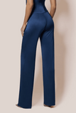 Kiki De Montparnasse Liquid Contour Pant in French Navy