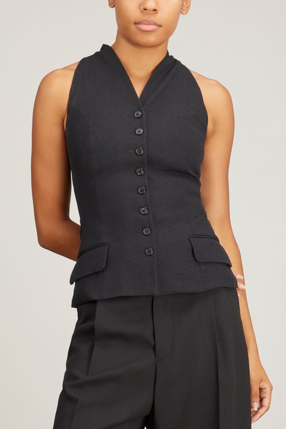 La Collection Tops Akari Gillet in Black La Collection Akari Gillet in Black