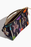 La Prestic Ouiston Clutches Make Up Pouch in Mix Guitares Noir La Prestic Ouiston Make Up Pouch in Mix Guitares Noir