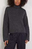 La Collection Sweaters Alicia Knit Top in Dark Grey La Collection Alicia Knit Top in Dark Grey