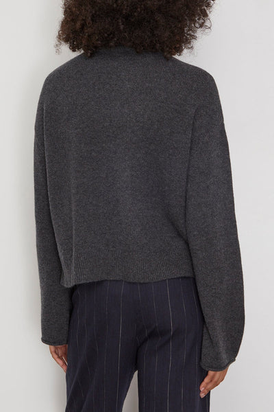 La Collection Sweaters Alicia Knit Top in Dark Grey La Collection Alicia Knit Top in Dark Grey