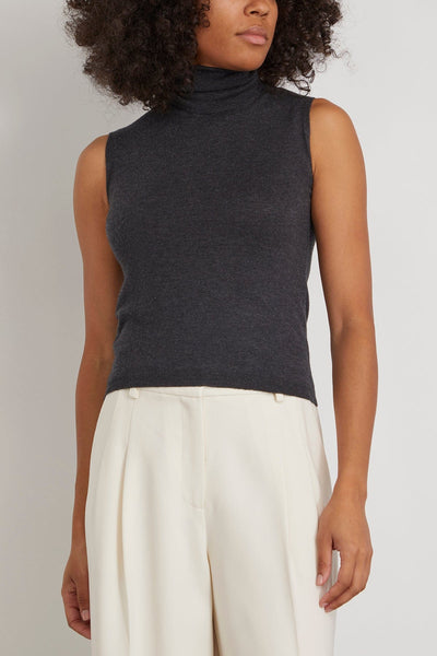 La Collection Tops Deborah Knitted Top in Dark Grey La Collection Deborah Knitted Top in Dark Grey