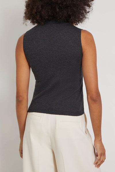 La Collection Tops Deborah Knitted Top in Dark Grey La Collection Deborah Knitted Top in Dark Grey