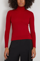 La Collection Tops Lucy Knitted Top in Red La Collection Lucy Knitted Top in Red