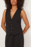 La Collection Tops Bobby Vest  in Black Bobby Vest  in Black