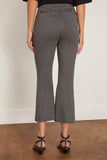LAFATA Kick Flare Crop in Grey