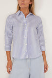LAFATA The Twilo Shirt in French Blue/Blue