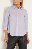 LAFATA Tops Twilo Crystal Stripe Shirt in Lilac/Salmon LAFATA Twilo Crystal Stripe Shirt in Lilac/Salmon