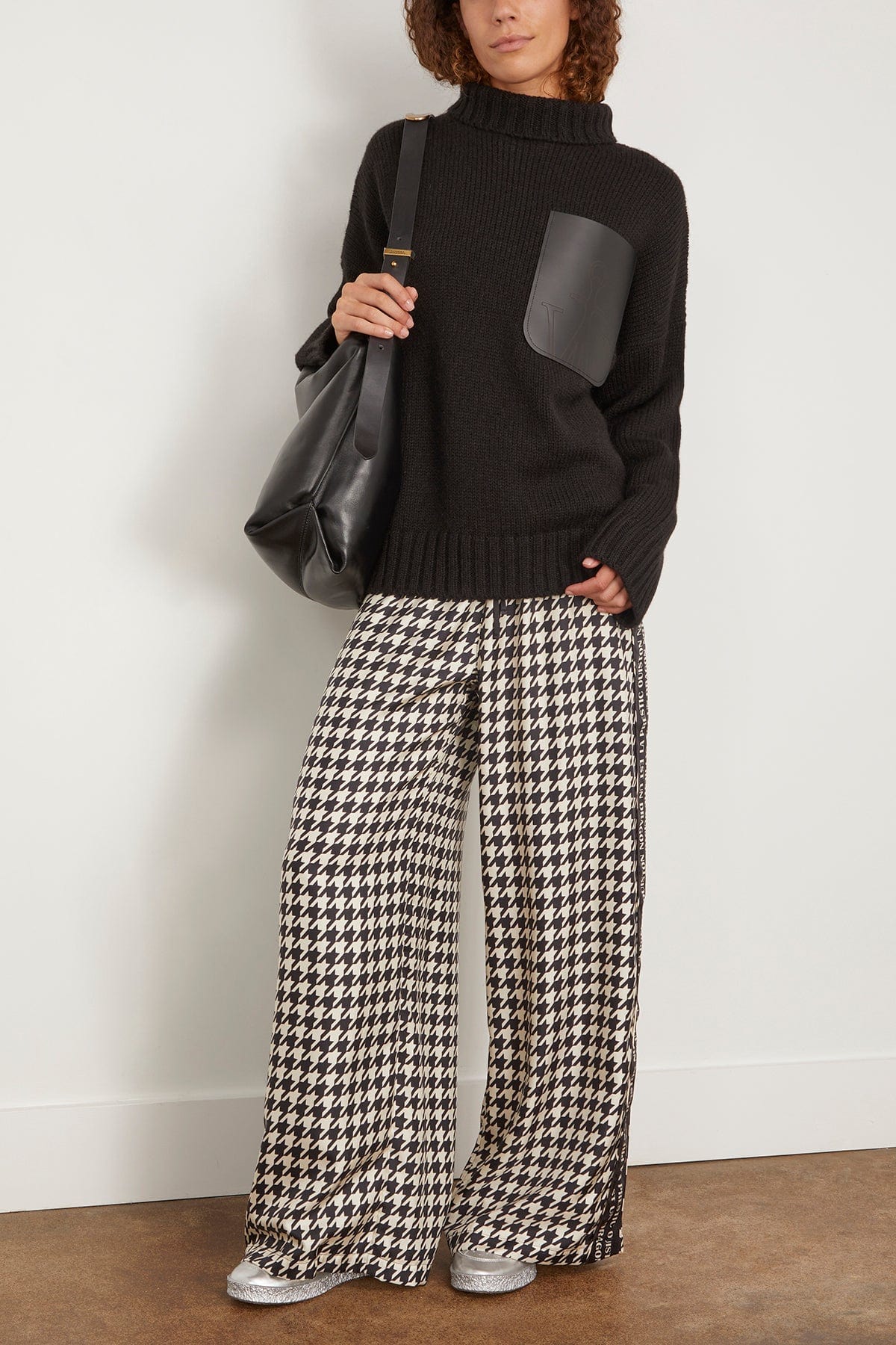 La Prestic Ouiston Pants Ring Pant in Mix Pied De Coq La Prestic Ouiston Ring Pant in Mix Pied De Coq