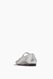 Le Monde Beryl Ballet Flats Mary Jane in Silver Leather Le Monde Beryl Mary Jane in Silver Leather