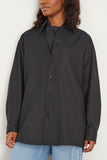 Lemaire Tops Long Shirt in Caviar Lemaire Long Shirt in Caviar