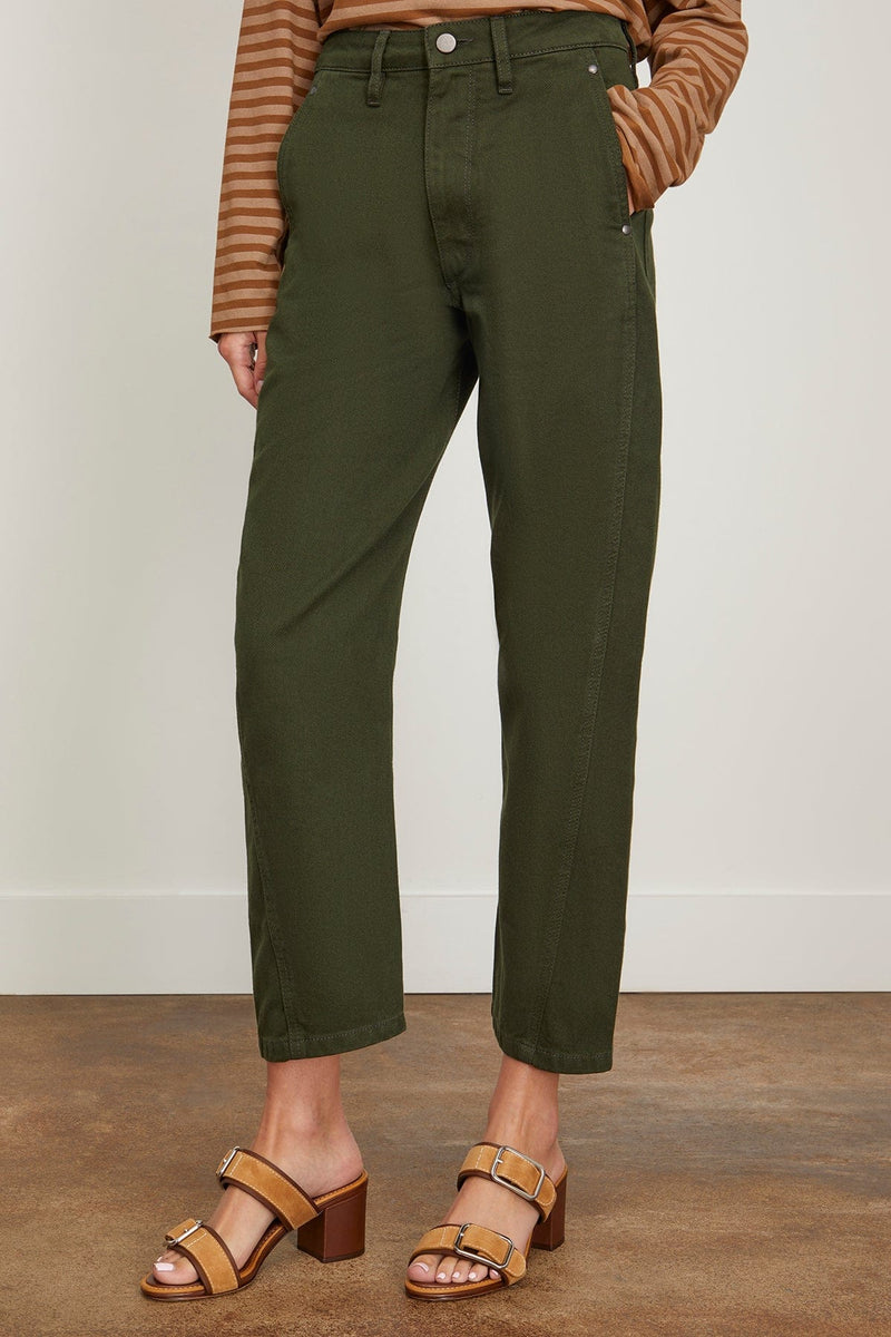 Lemaire High Waisted Curved Pants 38