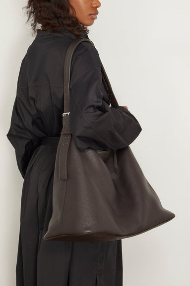 Lemaire Shoulder Bags Week-End Belt Bag in Dark Brown Lemaire Week-End Belt Bag in Dark Brown