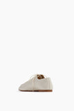 Lemaire Loafers Souris Flat Classic Derbies in White Lemaire Souris Flat Classic Derbies in White