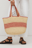 Lemlem Mira Tote Bag in Eshe Red