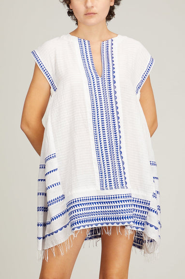 Lemlem Casual Dresses Yani Caftan Dress in Blue Lemlem Yani Caftan Dress in Blue