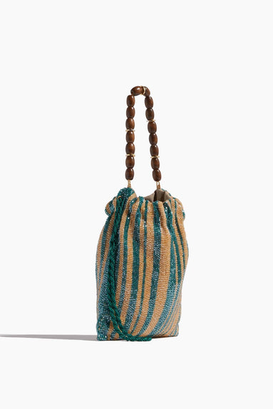 Lizzie Fortunato Clutches Gala Bag in Disco Stripe Lizzie Fortunato Gala Bag in Disco Stripe