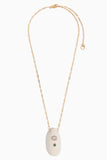 Lizzie Fortunato La Paz Pendant Necklace in White