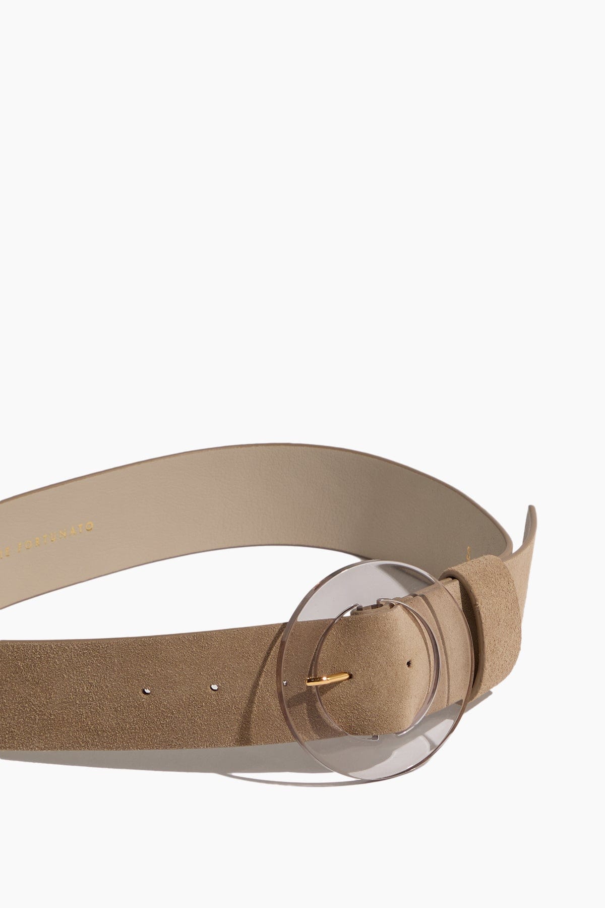 Lizzie Fortunato Belts Louise Belt in Light Taupe Suede Lizzie Fortunato Louise Belt in Light Taupe Suede