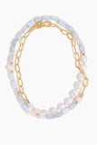 Lizzie Fortunato Necklaces Porto Covo Necklace in Blue Lace Lizzie Fortunato Porto Covo Necklace in Blue Lace