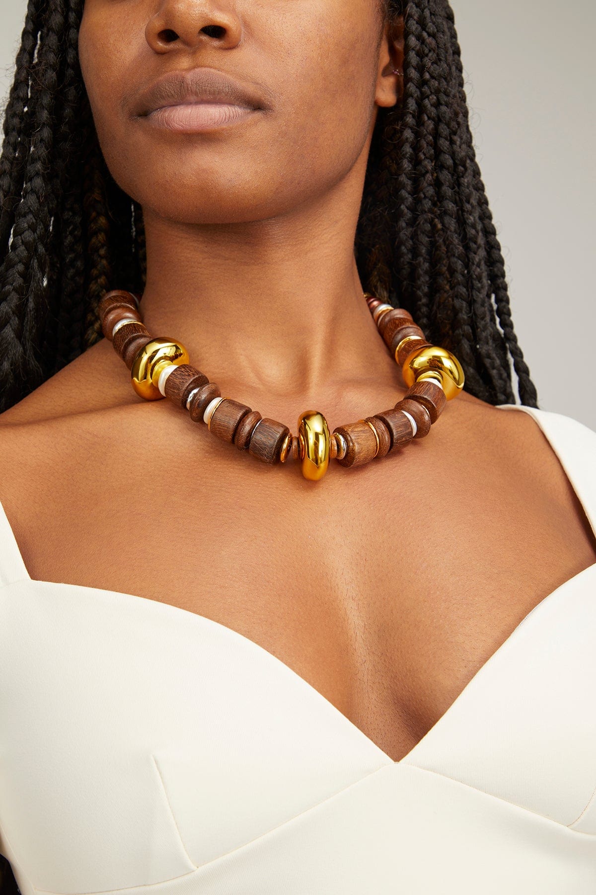 Lizzie Fortunato Necklaces Robles Necklace in Brown Lizzie Fortunato Robles Necklace in Brown