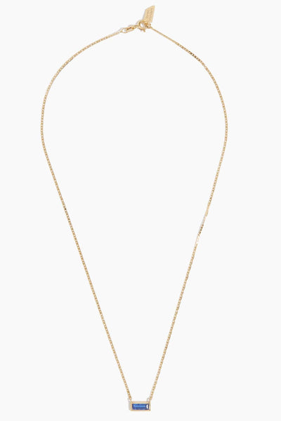 Loren Stewart Necklaces Blue Kyanite Valentino Chain Necklace in 10kt Yellow Gold Loren Stewart Blue Kyanite Valentino Chain Necklace in 10kt Yellow Gold