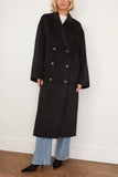 Loulou Studio Coats Borneo Coat in Black Loulou Studio Borneo Coat in Black