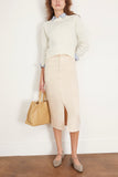 Loulou Studio Sweaters Lian Sweater in Ivory Loulou Studio Lian Sweater in Ivory