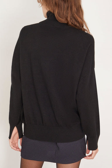 Loulou Studio Sweaters Murano High Collar Sweater in Black Loulou Studio Murano High Collar Sweater in Black