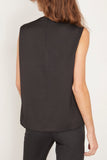 Loulou Studio Tops Sambac Sleeveless Top in Black Loulou Studio Sambac Sleeveless Top in Black