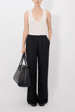 Loulou de Saison Alera Wide Leg Pants in Black