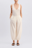 Loulou de Saison Almaya Balloon Pant in Ivory