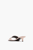 Loulou de Saison Andy Kitten Mule Heels in Light Pink