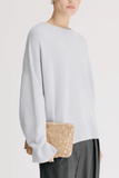 Loulou de Saison Anton Crewneck Sweater in Light Blue