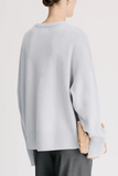 Loulou de Saison Anton Crewneck Sweater in Light Blue