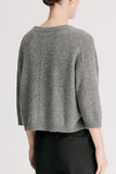 Loulou de Saison Azali Crewneck Sweater in Anthracite