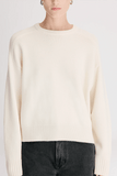 Loulou de Saison Breha Sweater with Piping in Ivory