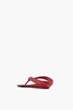 Loulou de Saison Coda Mini Wedge Flip Flop in Tomato