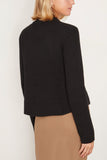 Loulou Studio Sweaters Cosmo Sweater in Black Cosmo Sweater in Black