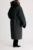 Loulou de Saison Darcy Puffer Jacket in Black/Grizzly