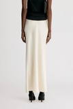Loulou de Saison Eli A-Line Maxi Skirt in Ivory
