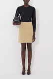 Loulou de Saison Engel Pencil Skirt in Beige