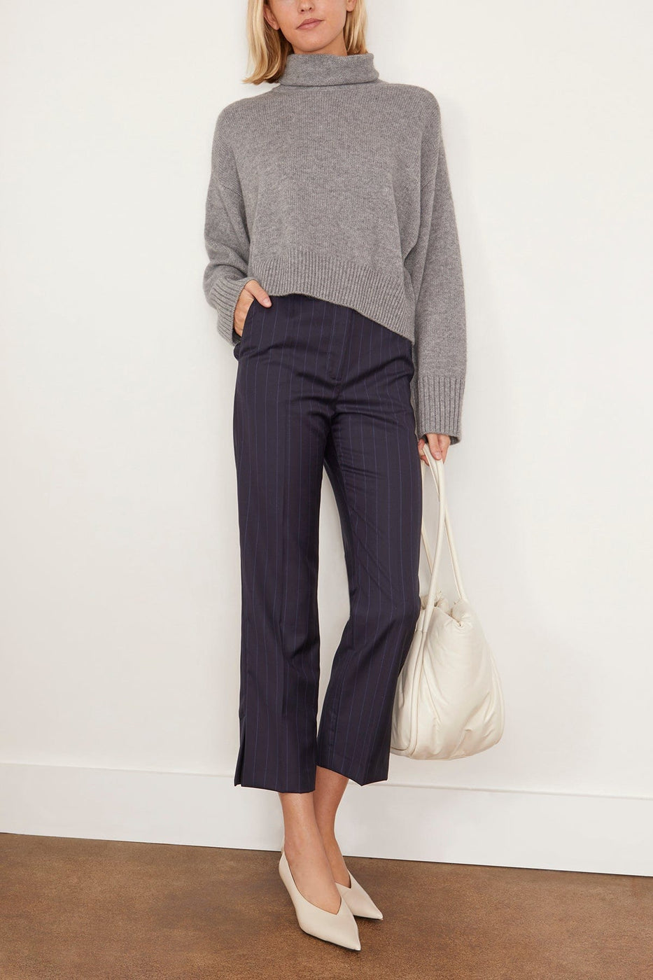 Loulou Studio Pants Fira Pant in Navy/Blue Navy Loulou Studio Fira Pant in Navy/Blue Navy